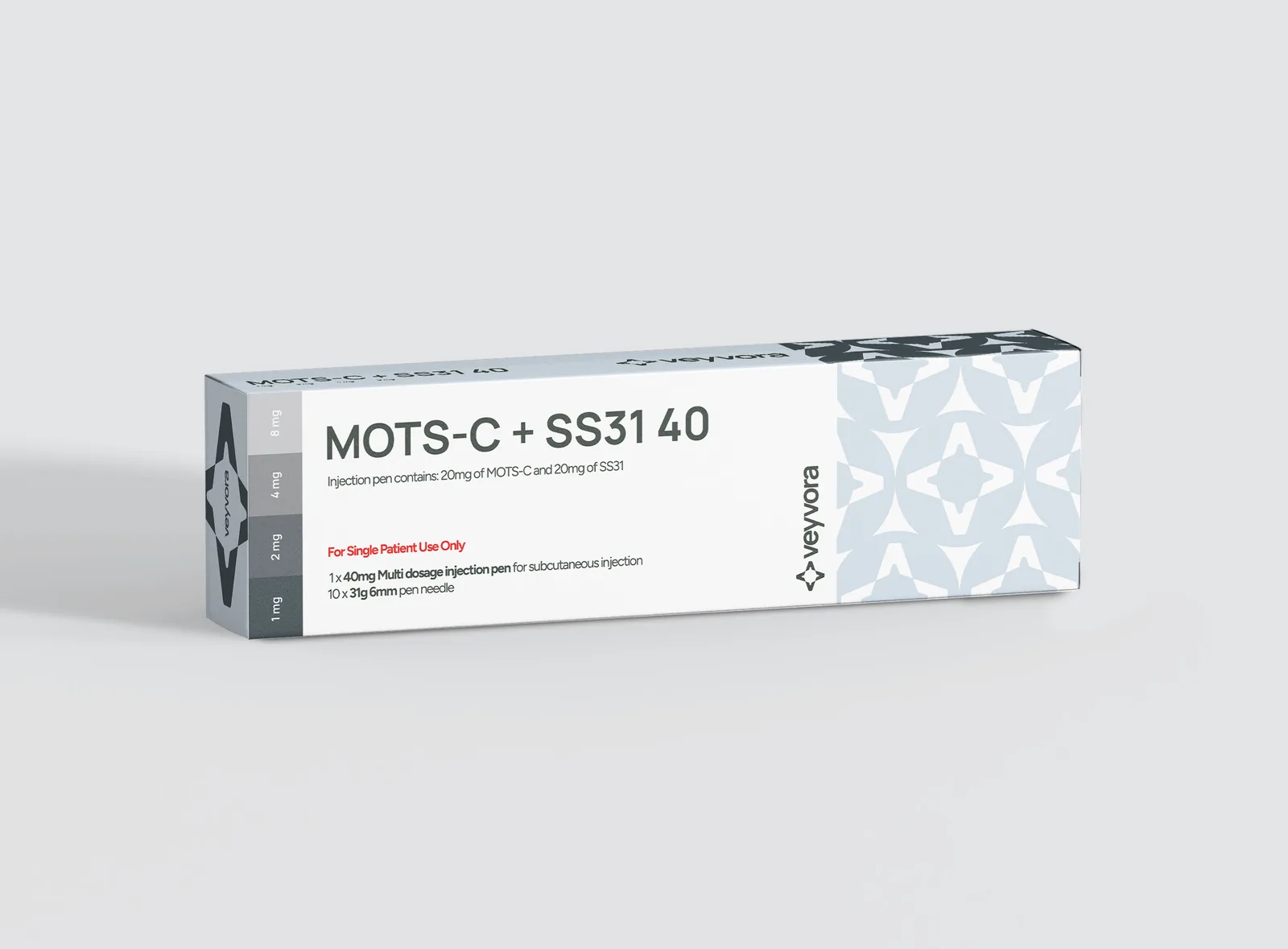 MOTS-C + SS-31 40 click pen box, Veyvora