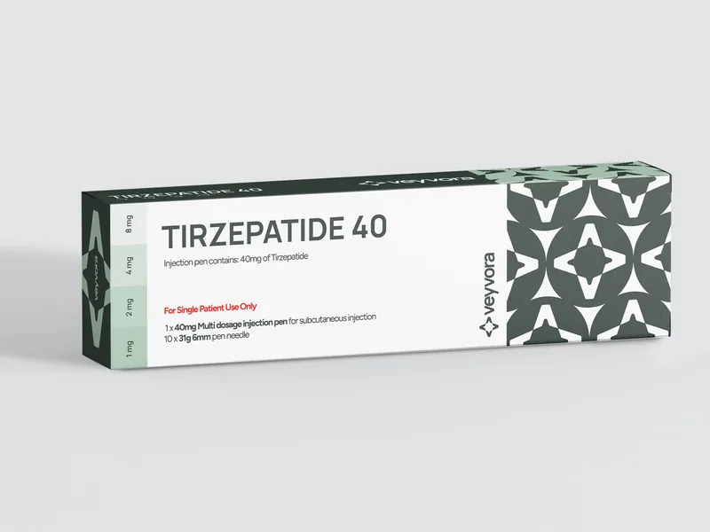 Tirzepatide 40 click pen box, Veyvora